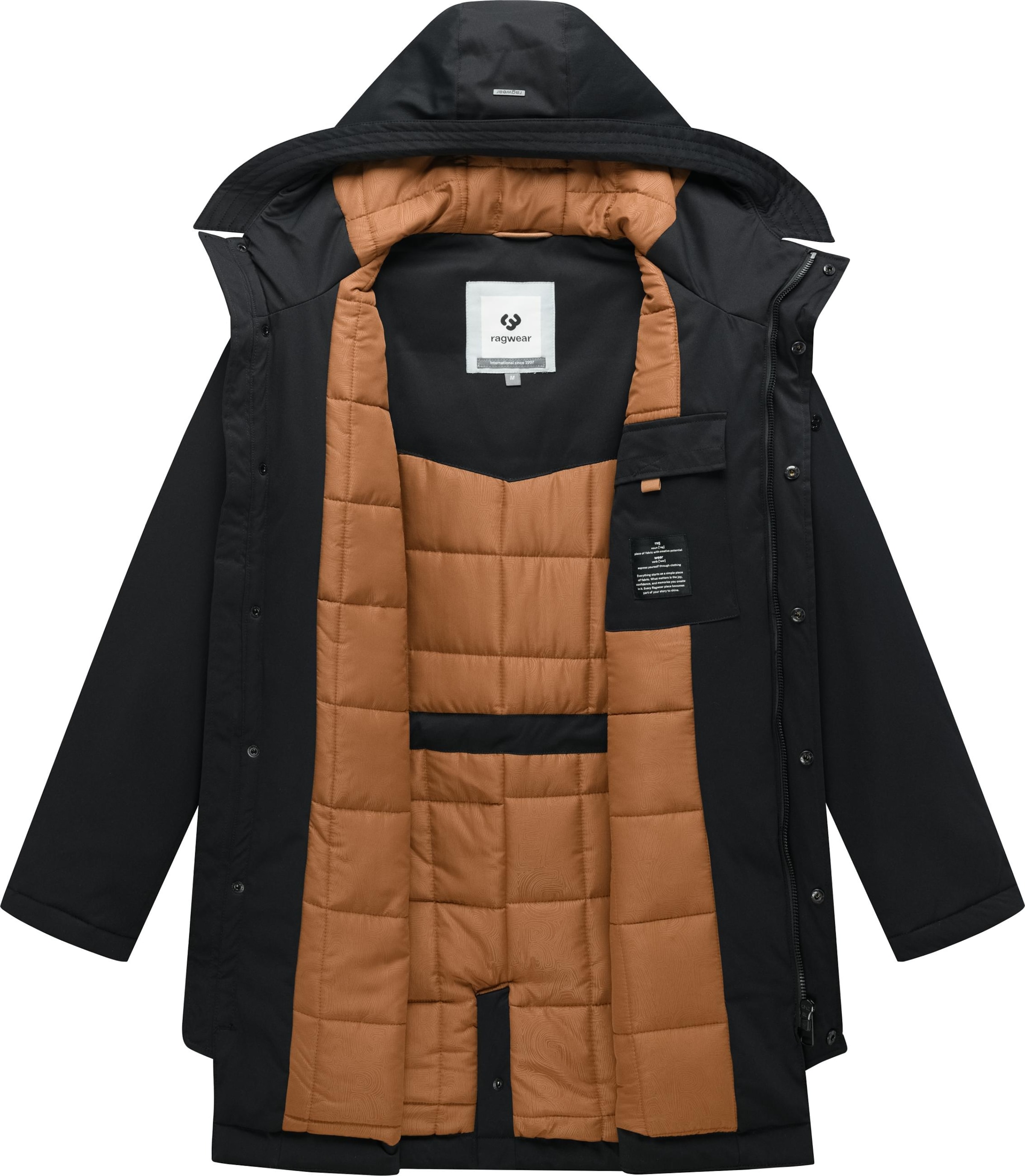 Giacca funzionale 'Anderre Y' di Ragwear in nero