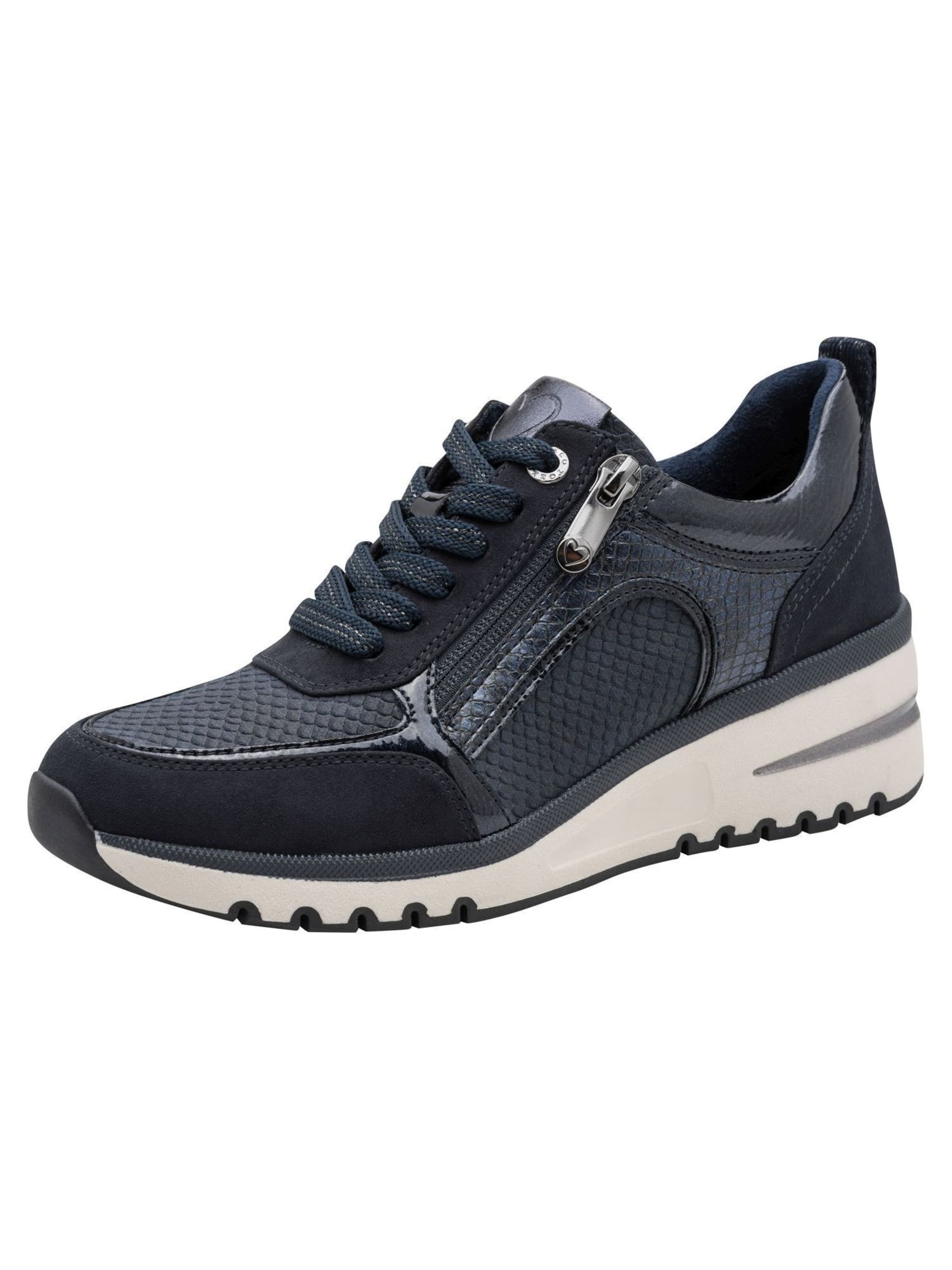 MARCO TOZZI Platform trainers in Blue: front