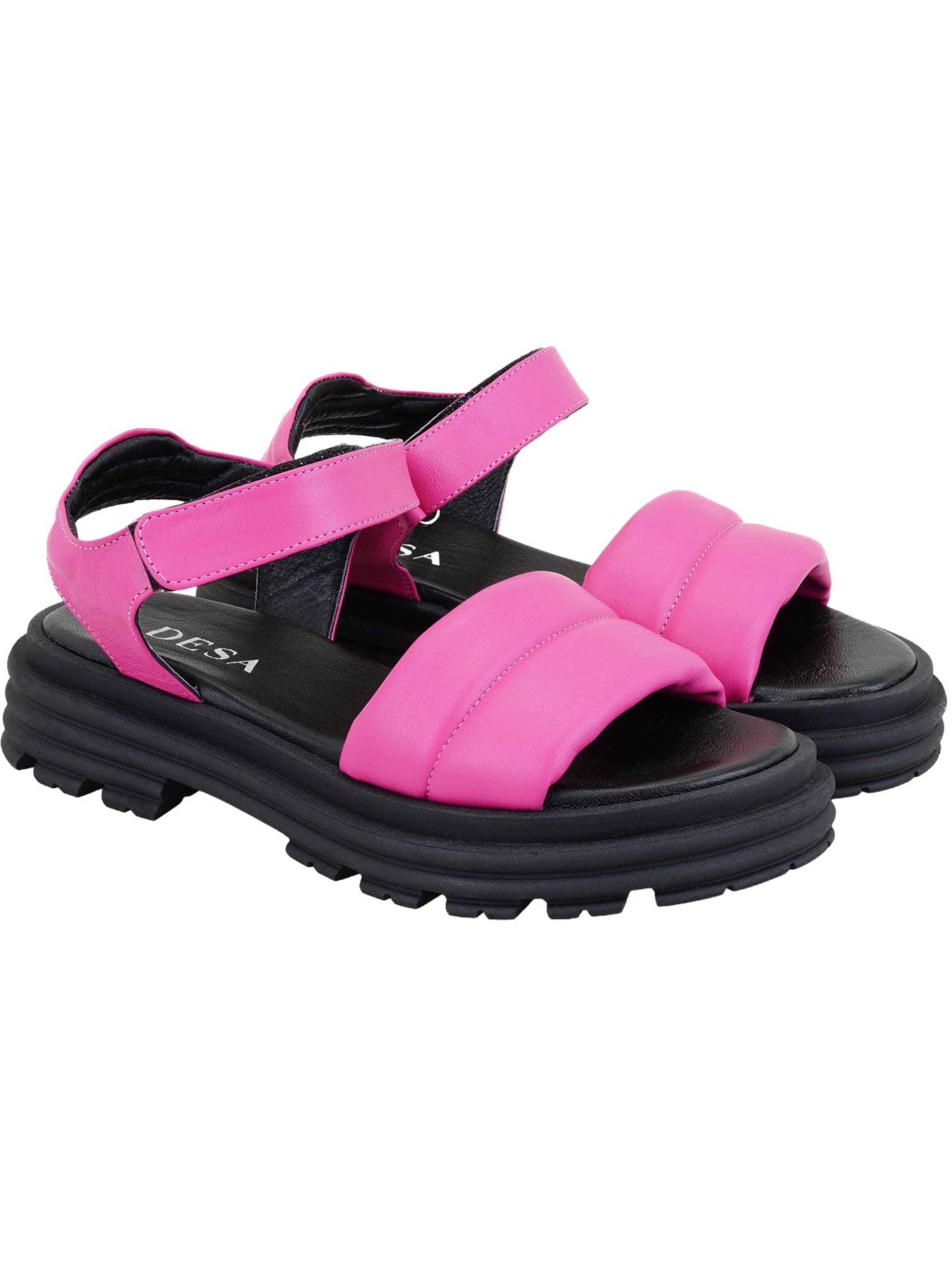 Desa - Sandalias 'Sandalen' en rosa: frente