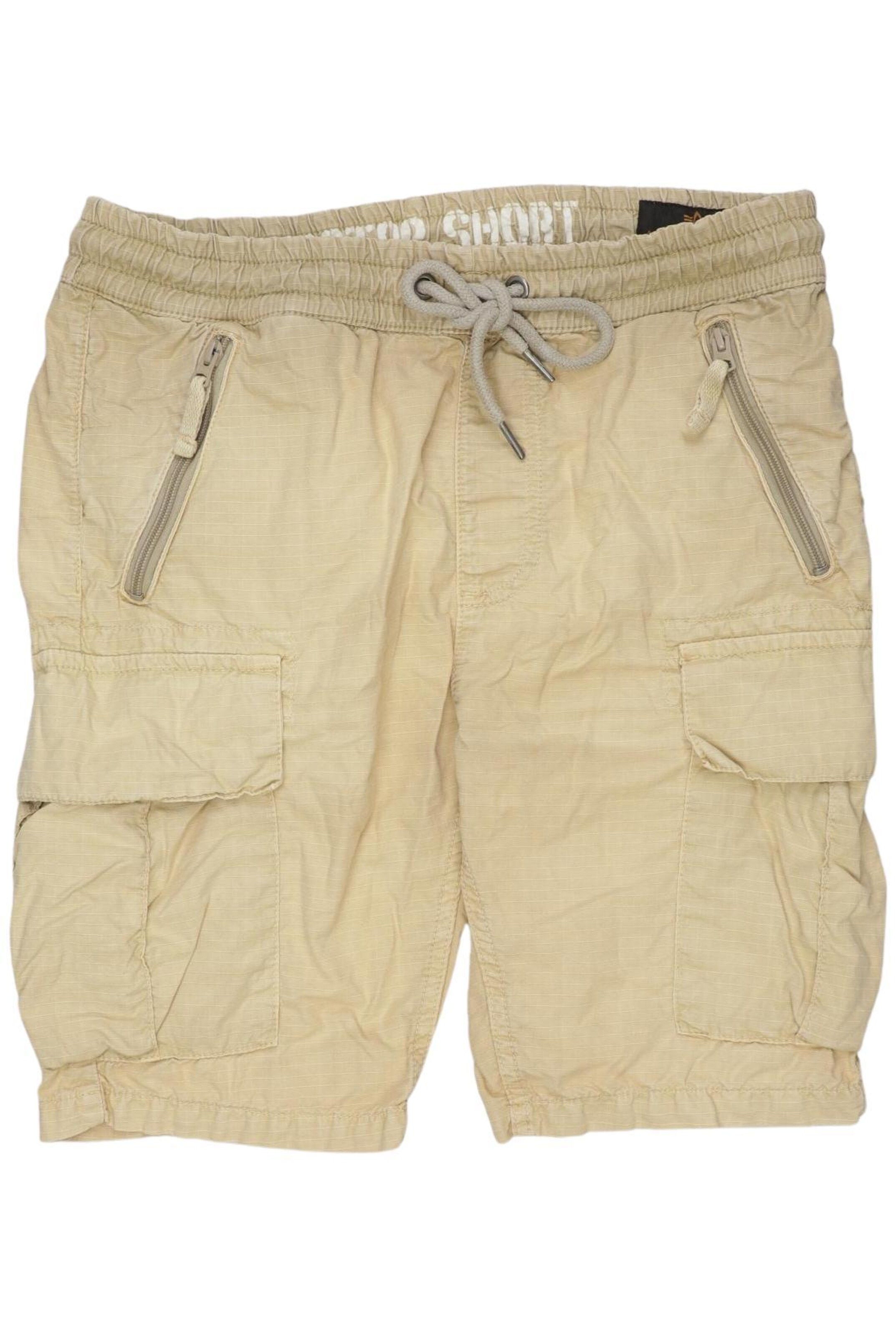 ALPHA INDUSTRIES Shorts in 31-32 in Beige: front