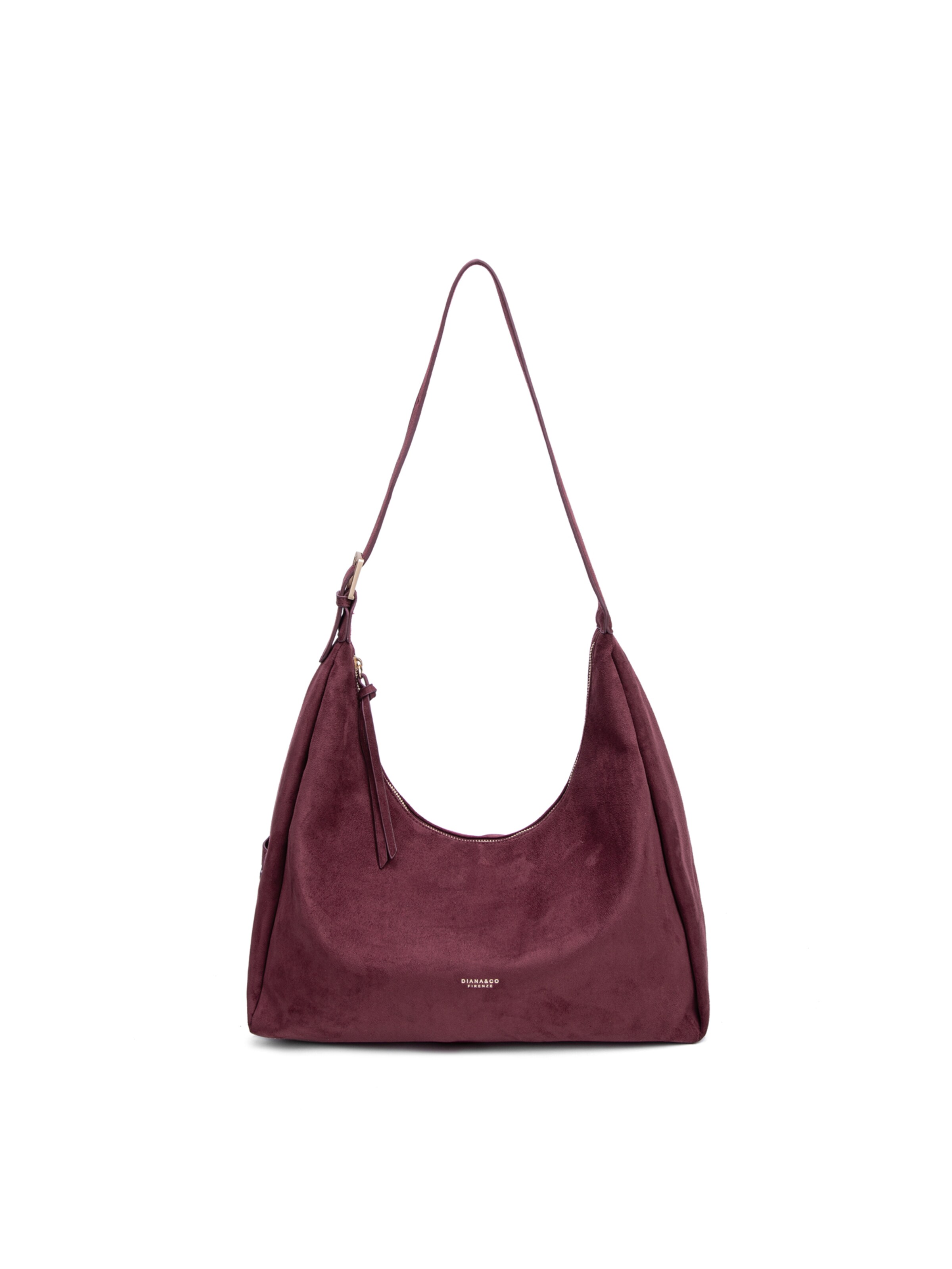 Borsa a spalla 'Borsa a Spalla Donna Diana&Co Poliestere Chiusura Zip' di Diana&Co. in rosso: frontale