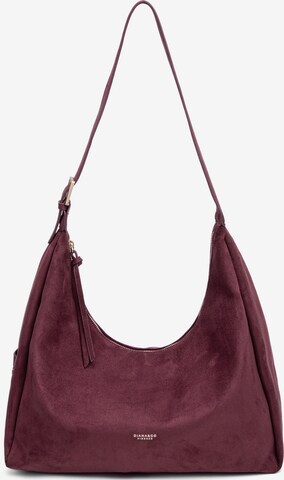 Borsa a spalla 'Borsa a Spalla Donna Diana&Co Poliestere Chiusura Zip' di Diana&Co. in rosso: frontale