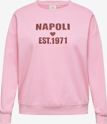 ONLY CarmakomaSweater majica 'CARSilda' - roza boja: prednji dio