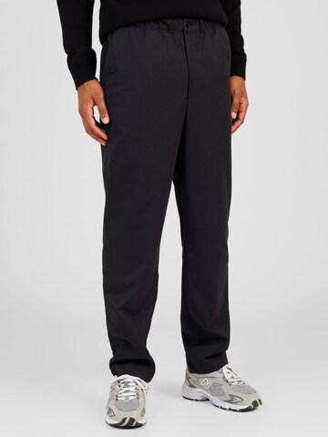 Regular Pantalon chino 'Ezra' NORSE PROJECTS en noir : devant