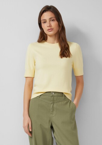 s.Oliver Sweter w kolorze żółty: przód