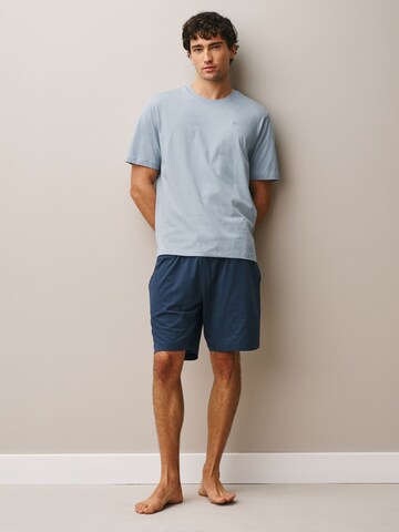 Next Пижама короткая в Синий: спереди