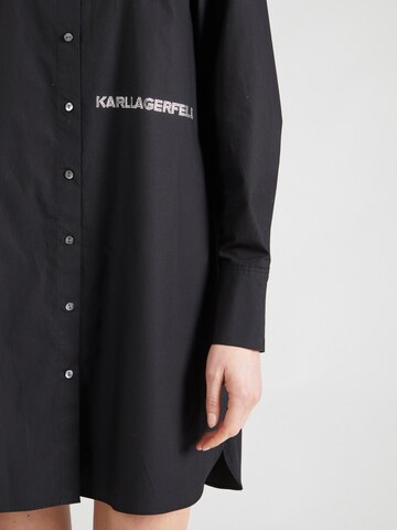 Karl Lagerfeld Blouse 'IKONIK' in Black