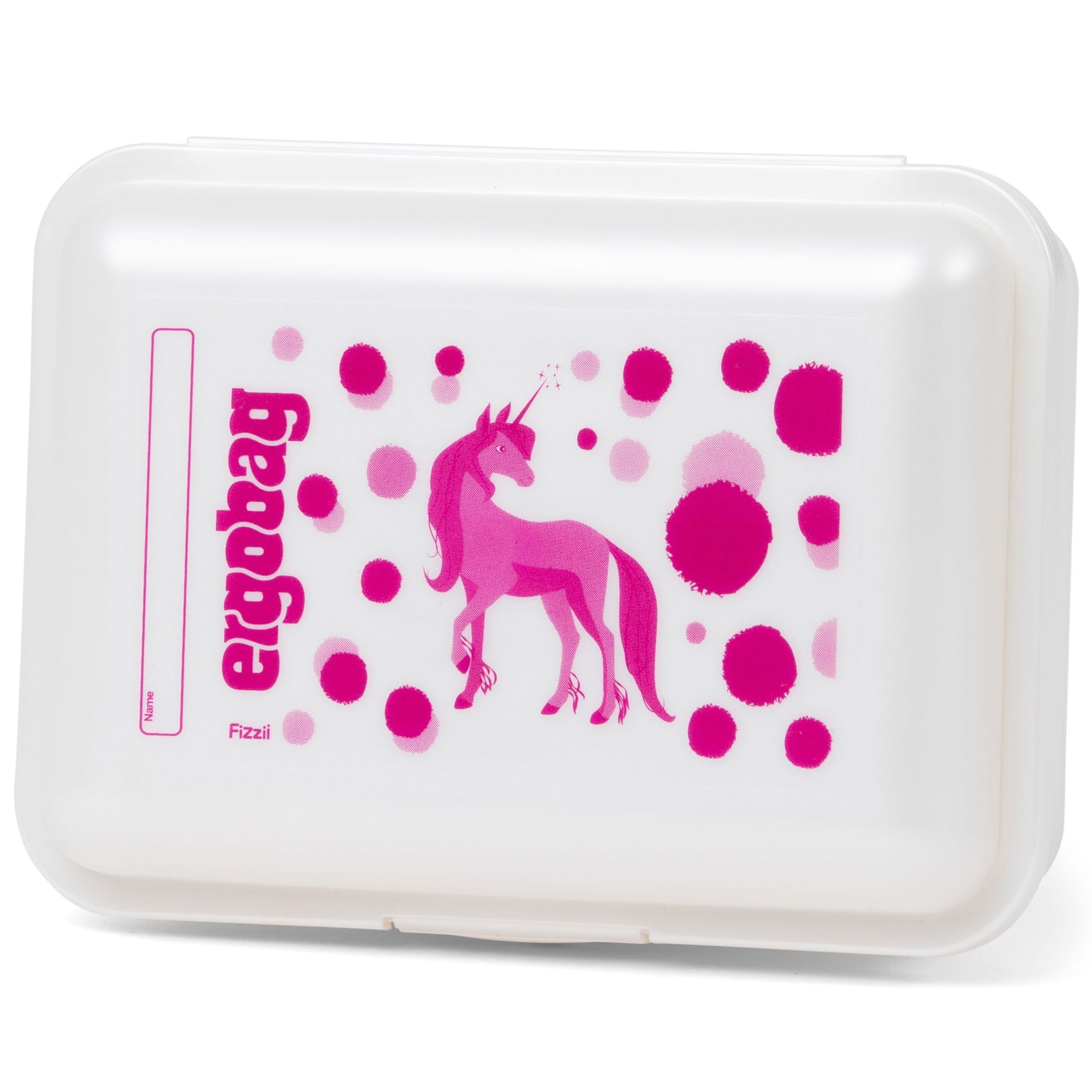 ergobag Tableware Set in White: front