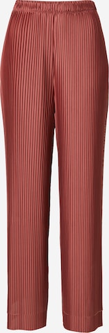 Wide Leg Pantalon 'Juliane' ABOUT YOU en rouge : devant