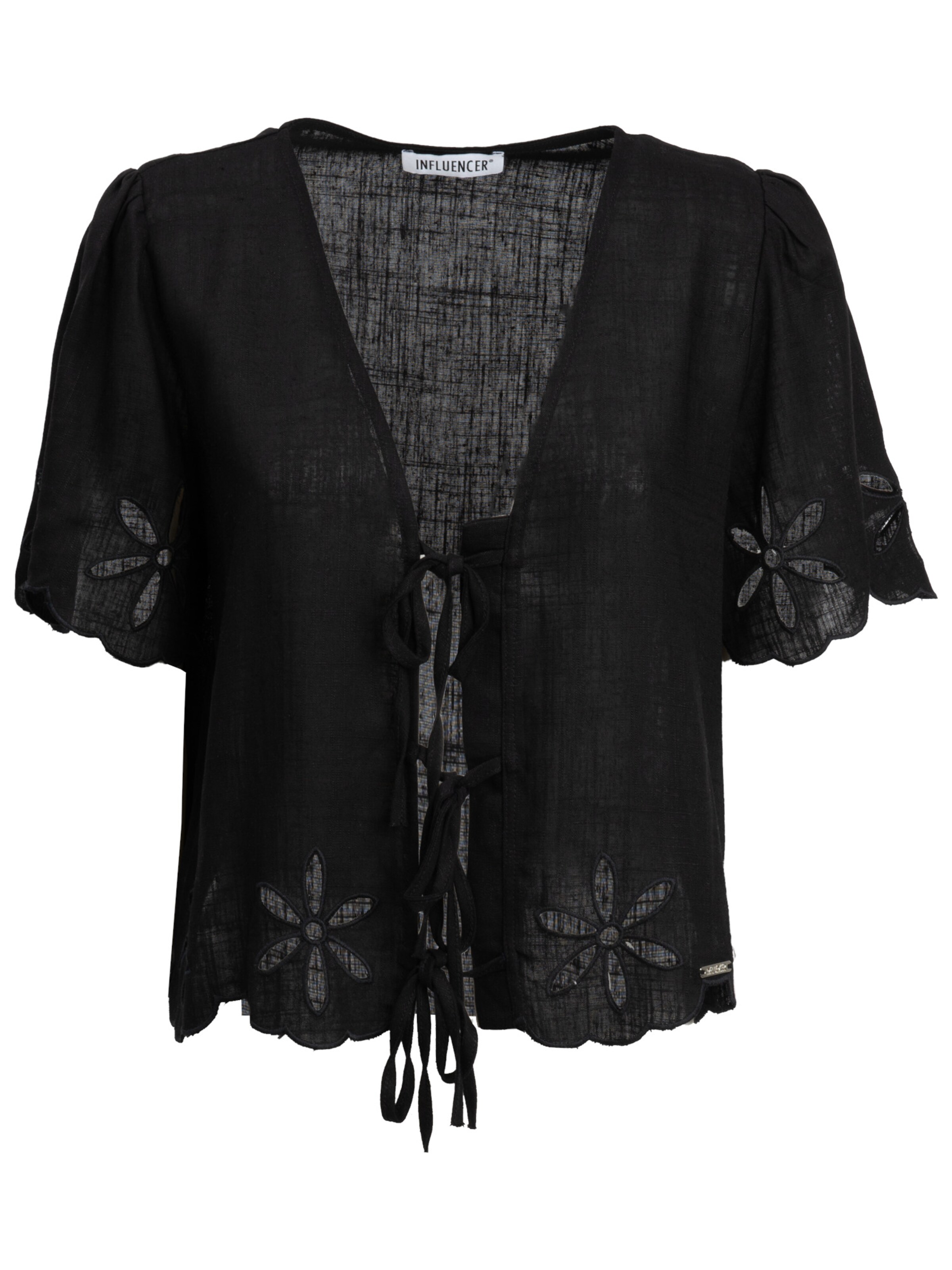 Influencer Pusero värissä musta: etupuoli