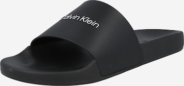 Calvin Klein - Zapatos abiertos en negro: frente