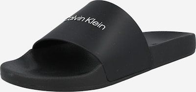 Saboți Calvin Klein pe negru / alb, Vizualizare produs