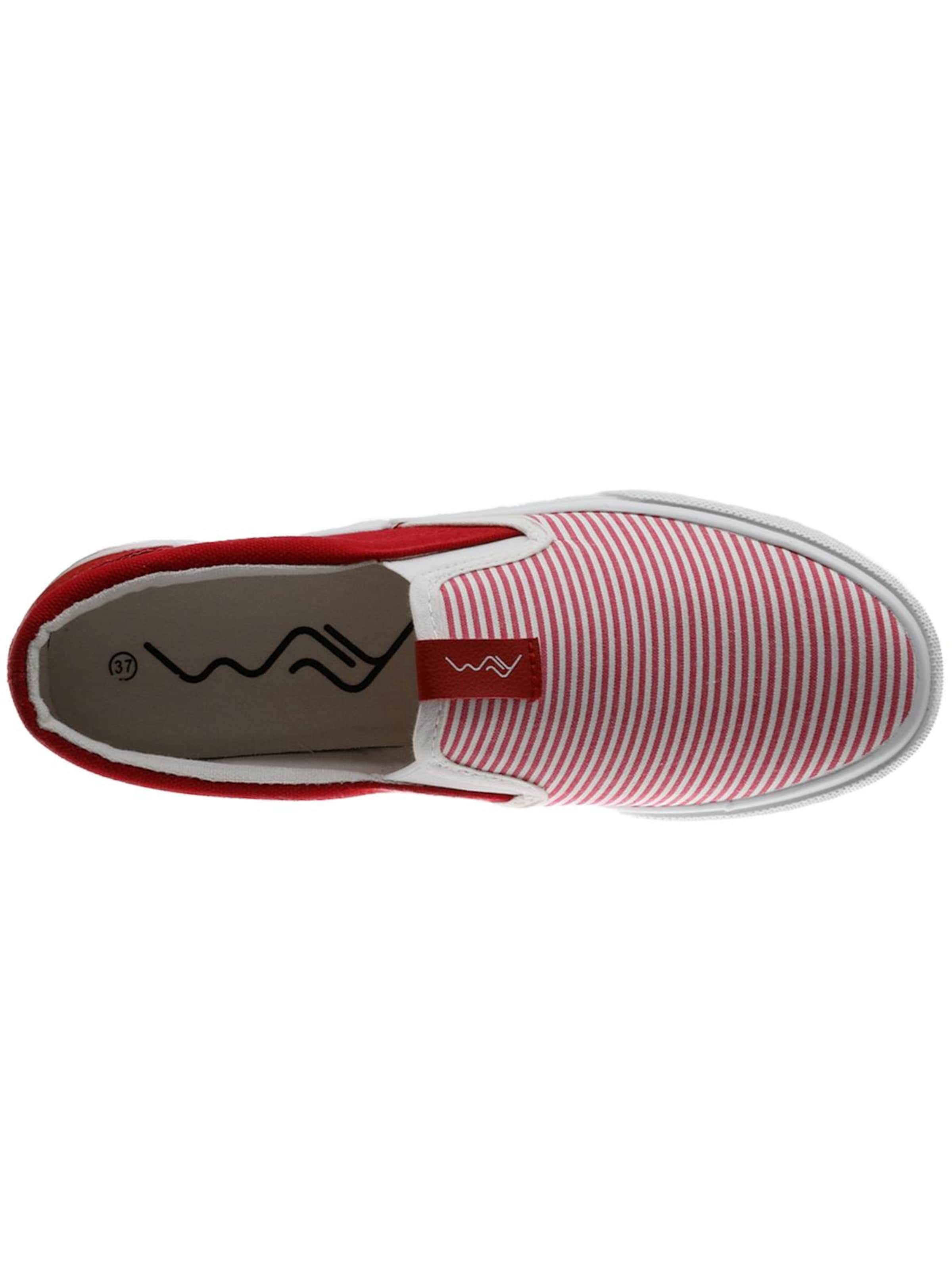 Beppi - Zapatillas sin cordones 'Canvas Shoe' en rojo