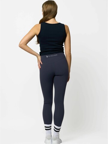 U.S. POLO ASSN. Skinny Leggings 'Jane' in Blauw