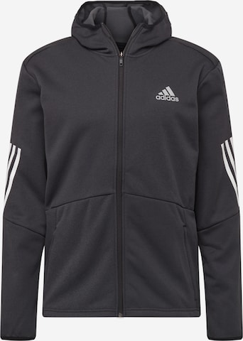 ADIDAS SPORTSWEAR Sportlik trikoojakk, värv must: eest vaates