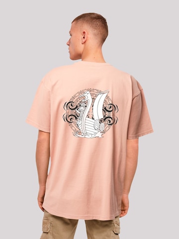 T-Shirt 'Wickie und die starken Männer Heroes of Childhood' F4NT4STIC en orange