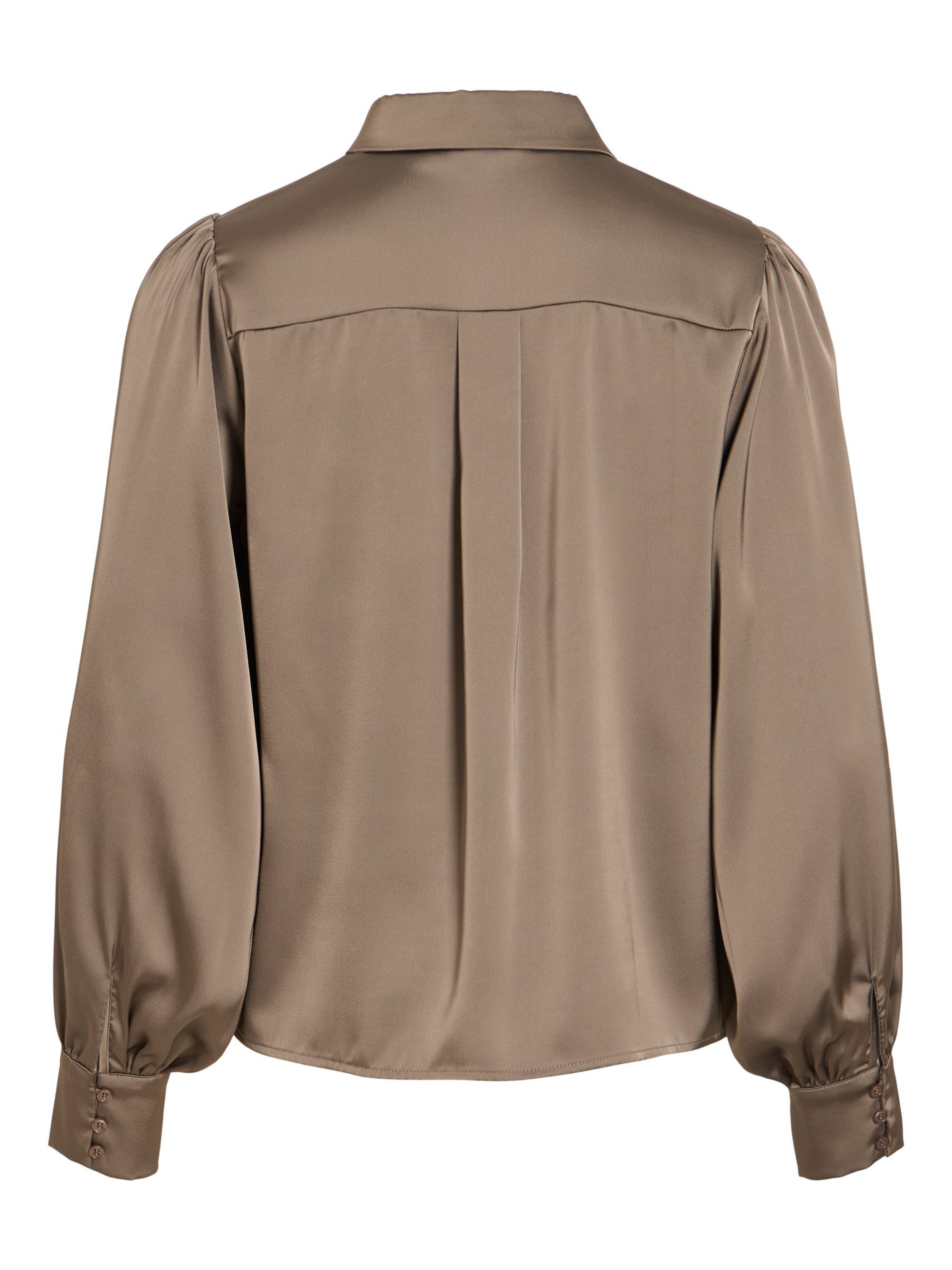 VILA Bluse 'VIEnna Ravenna' in Braun