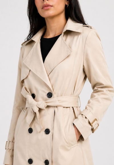 CHERRY KOKO Manteau mi-saison en M-L en beige clair, Vue avec produit