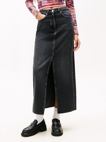 Jupe 'LAYLA' Tommy Jeans en gris : devant