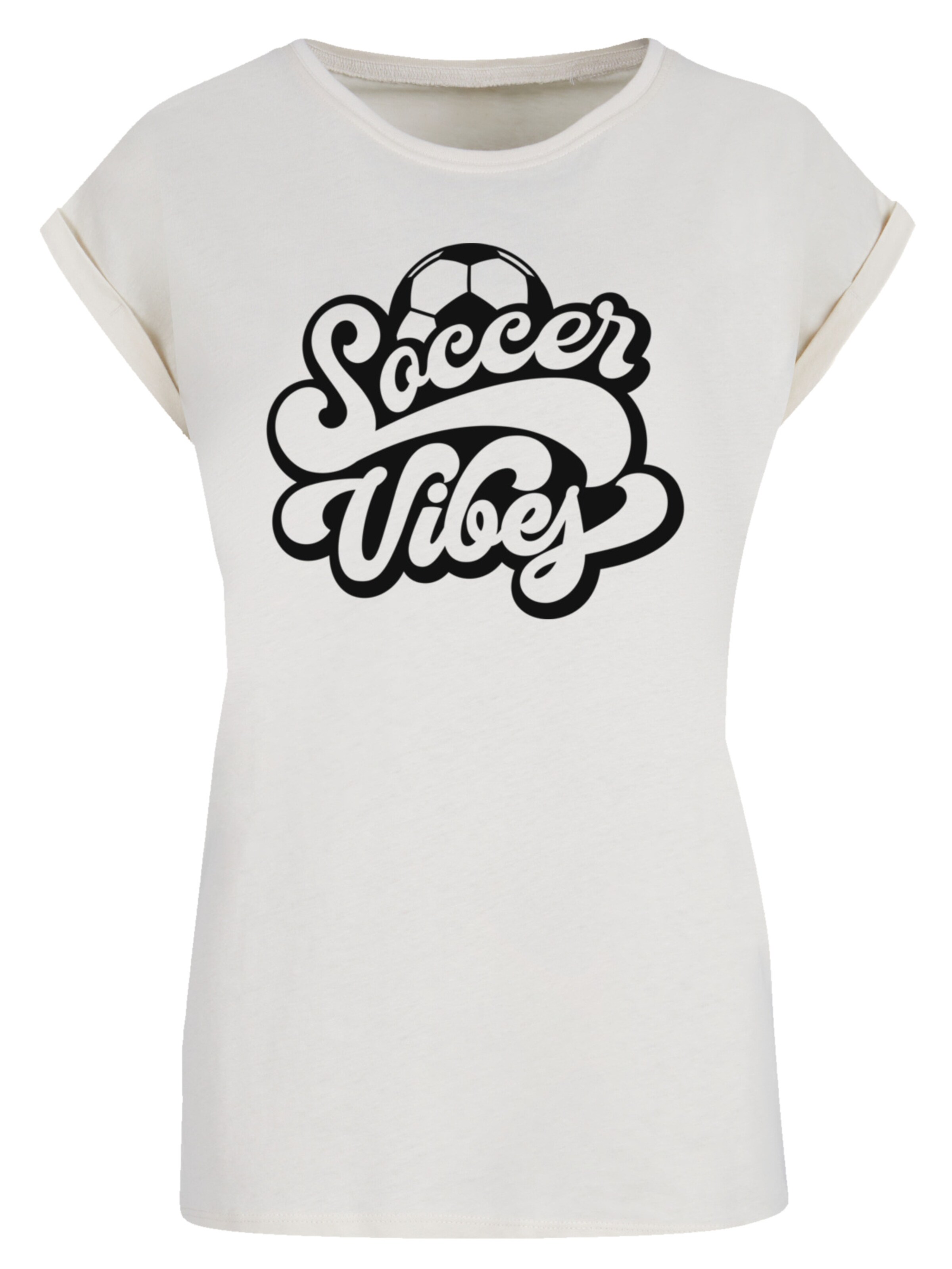 T-shirt F4NT4STIC en beige : devant