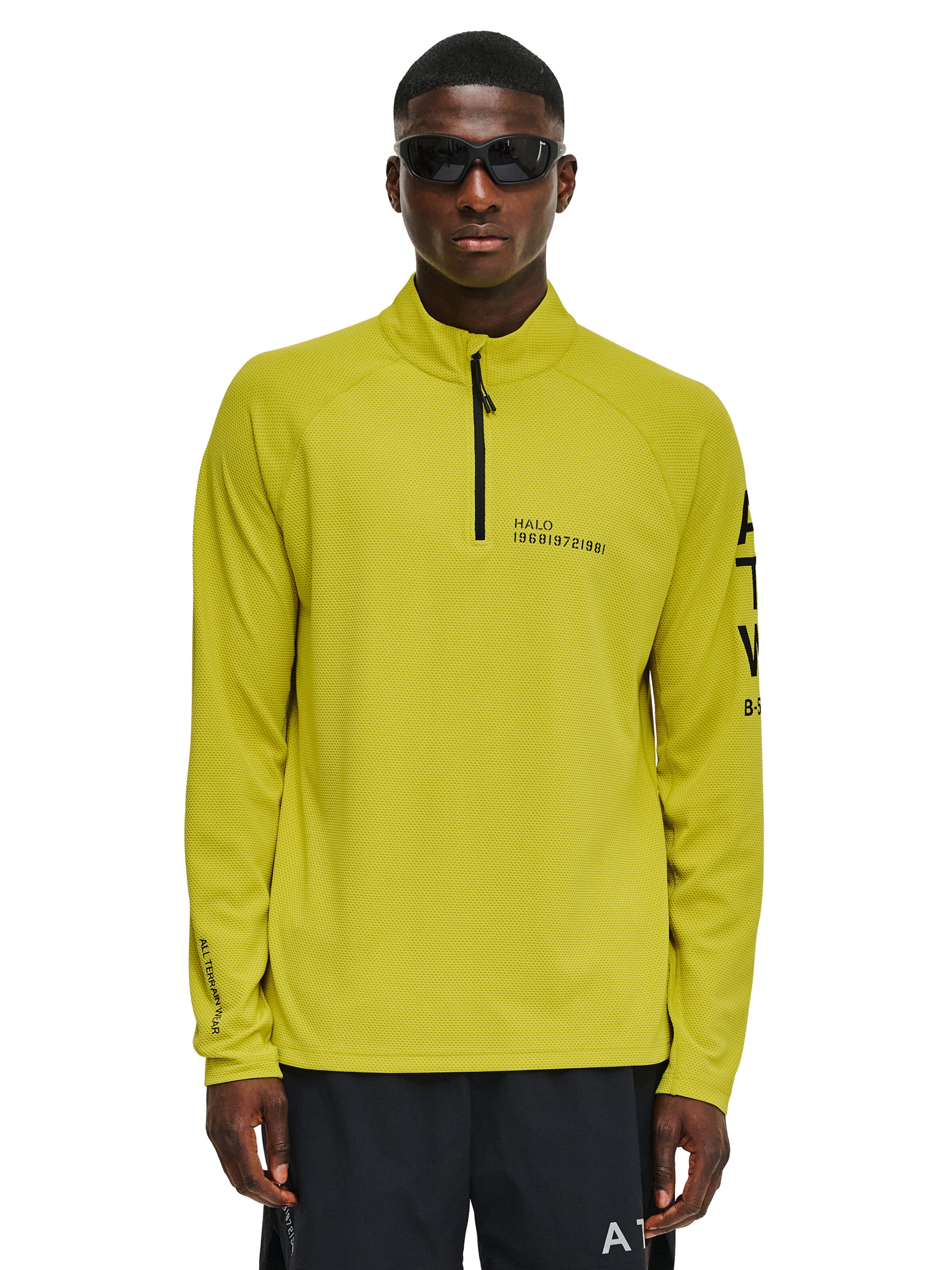 HALO Functioneel shirt in Geel