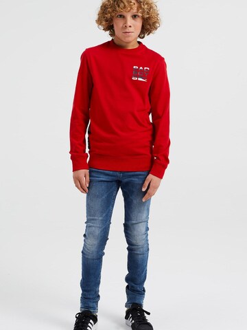 WE Fashion - Sweatshirt em vermelho