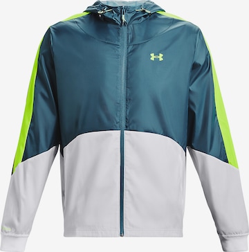 UNDER ARMOUR Sportjas in Blauw: voorkant