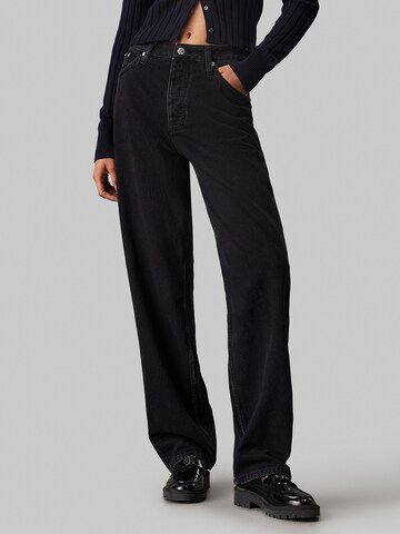 Calvin Klein Jeans Loose fit Jeans in Black: front