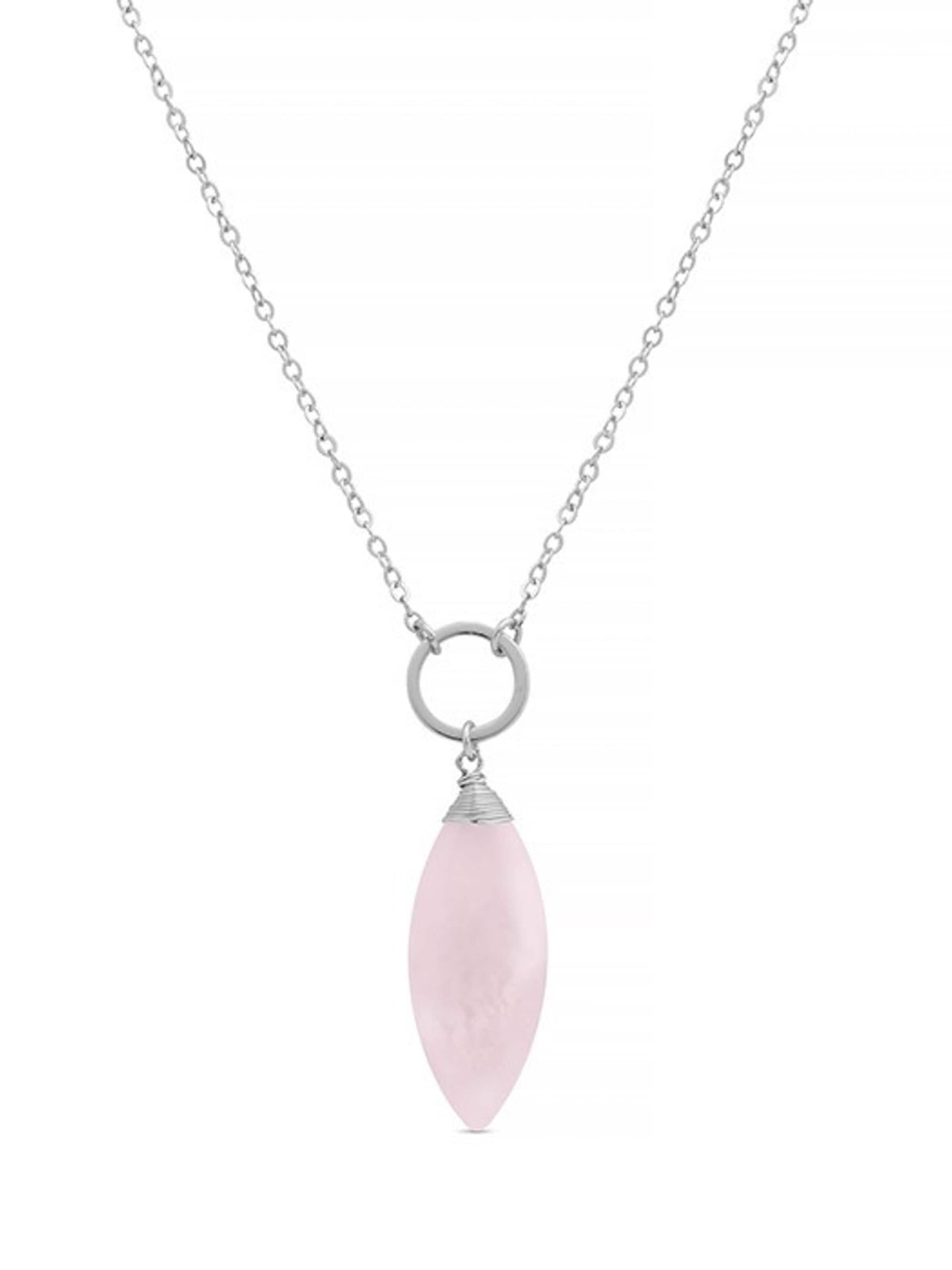 Luxenter Kette 'Ayom'‌‌‌‌‌‌‌‌‌ in Pink: Vorderseite