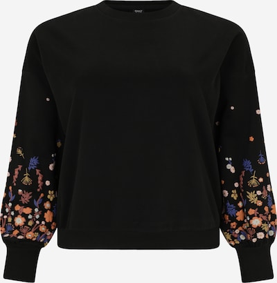 Megztinis be užsegimo 'ONLBrooke' iš Only Tall, spalva – indigo spalva / abrikosų spalva / juoda / balta, Prekių apžvalga