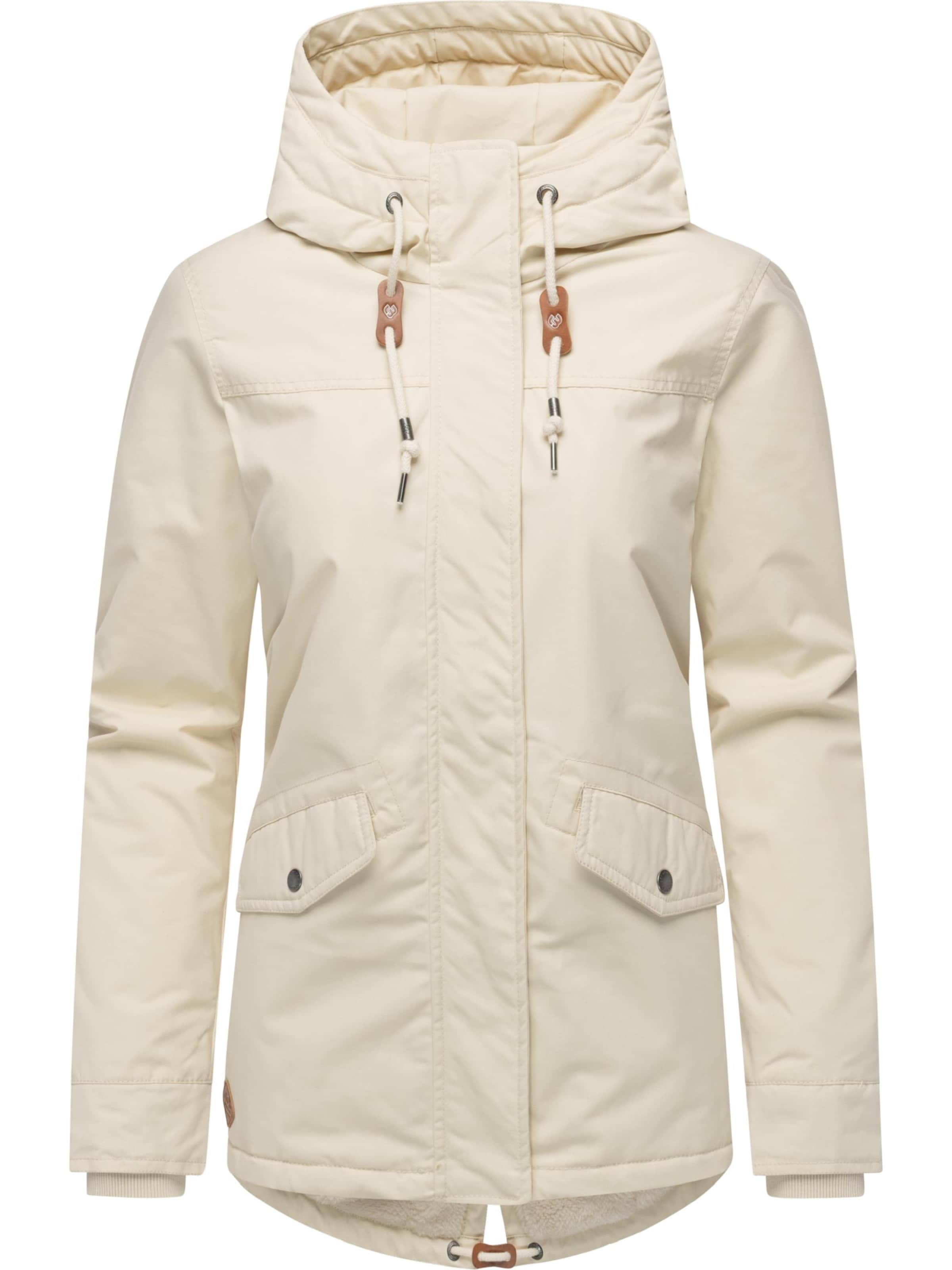 Ragwear Winterjacke 'YOUMODO' in beige, Produktansicht