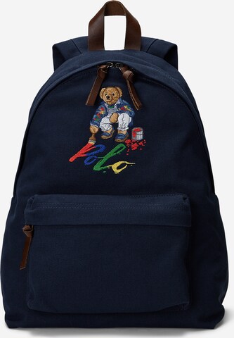 Polo Ralph Lauren Rucksack in Blau: predná strana