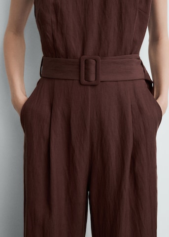 MANGO Jumpsuit 'Romy-w' in Braun