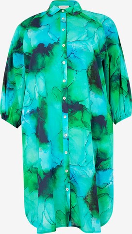 Yoek Blouse in Green: front