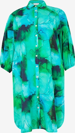 Yoek Blouse in Blue / Green, Item view