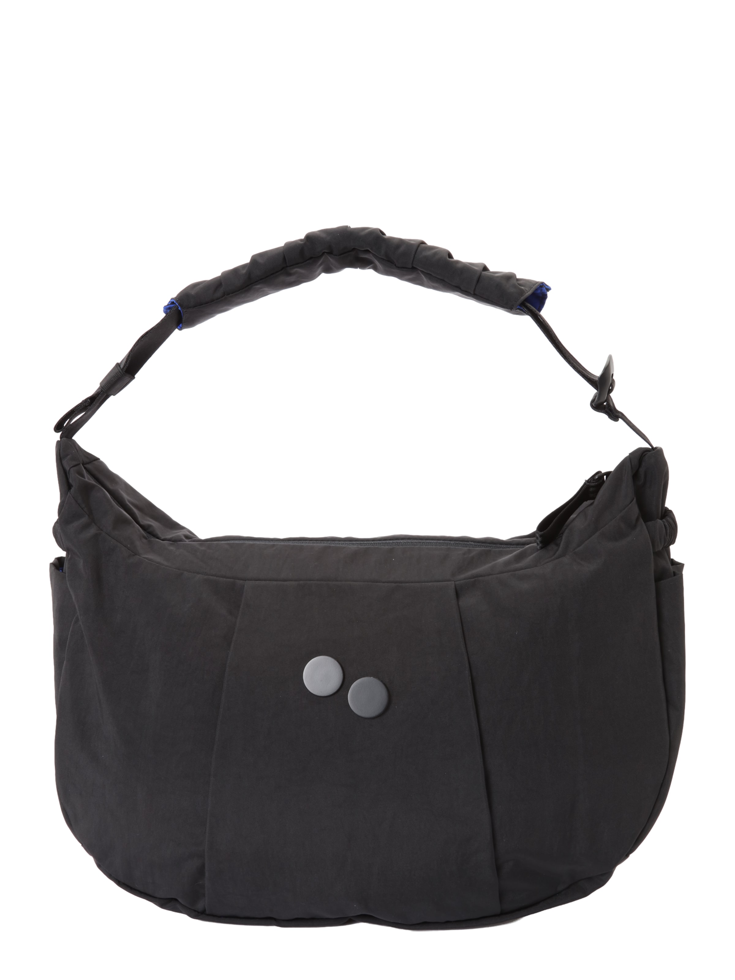 pinqponq Τσάντα ώμου 'KRUMM' σε μαύρο: μπροστά