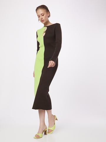 HosbjergPletena haljina 'Joa' - smeđa boja: prednji dio