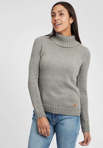 Oxmo Rollkragenpullover 'Pia' in Grau: predná strana