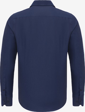DENIM CULTURE Regular fit Overhemd 'Jon' in Blauw
