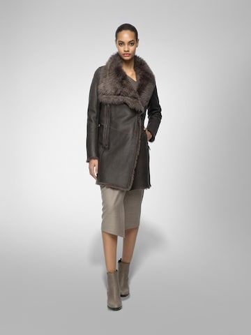 VESPUCCI BY VSP Winter Coat 'Elena' in Brown