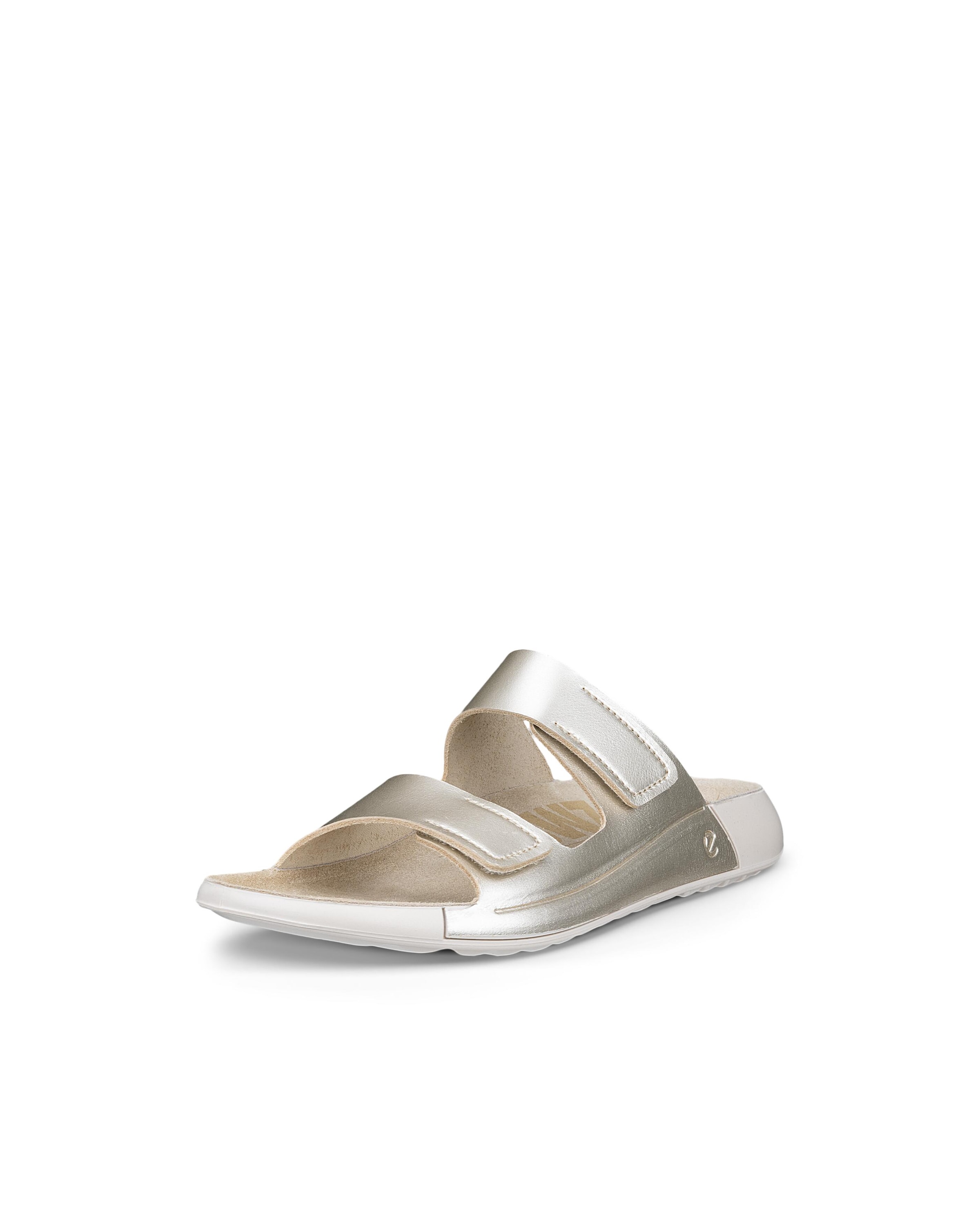 ECCO Mules in White: front