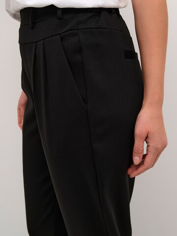 Kaffe Tapered Pleat-front trousers 'Jenny' in Black