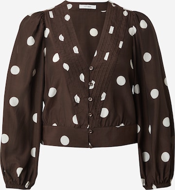 Chemisier 'ENRICA LANE' IVY OAK en marron : devant
