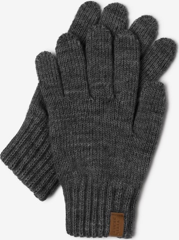 Vivisence Fingerhandschuhe '7014R' in Grau: Vorderseite