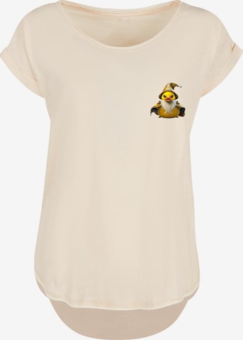 T-shirt 'Rubber Duck Wizard' F4NT4STIC en beige : devant
