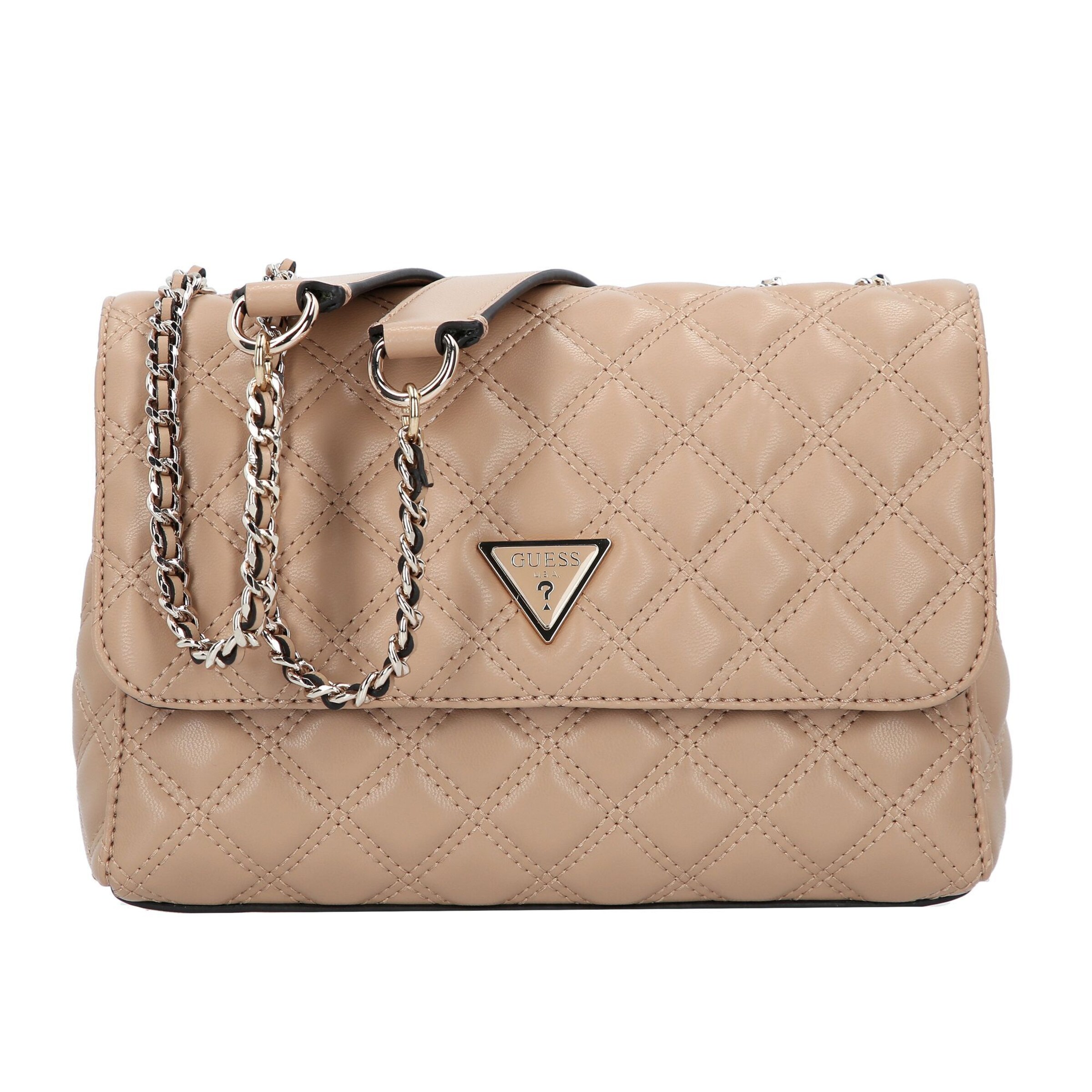 GUESS Schultertasche 'Giully II' in Beige: Vorderseite