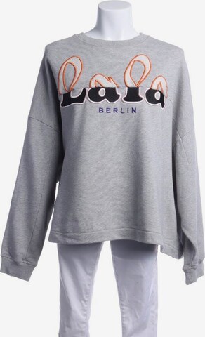 Lala Berlin Sweatshirt / Sweatjacke L in Grau: predná strana