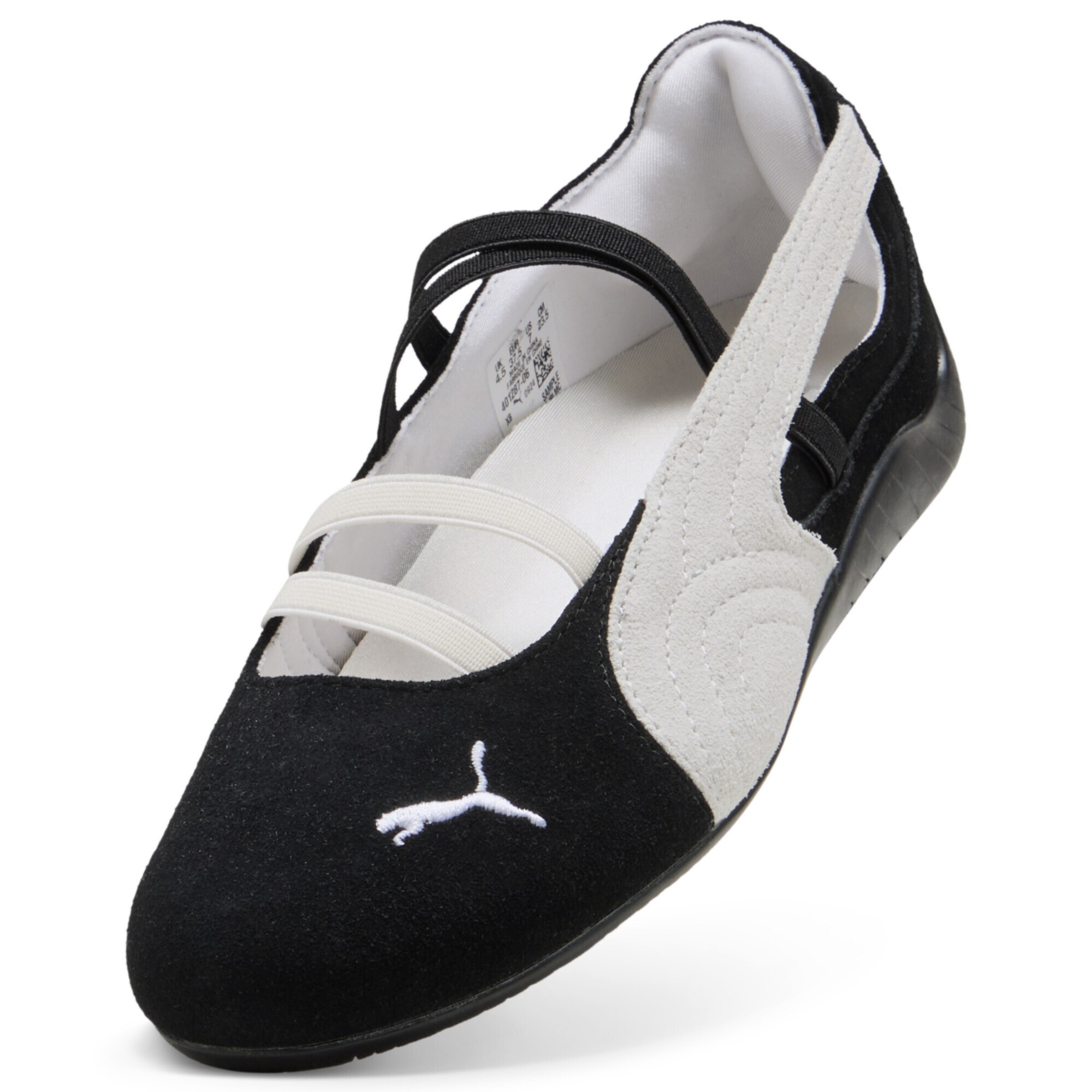 PUMA Ballerina met riempjes 'Speedcat' in Zwart