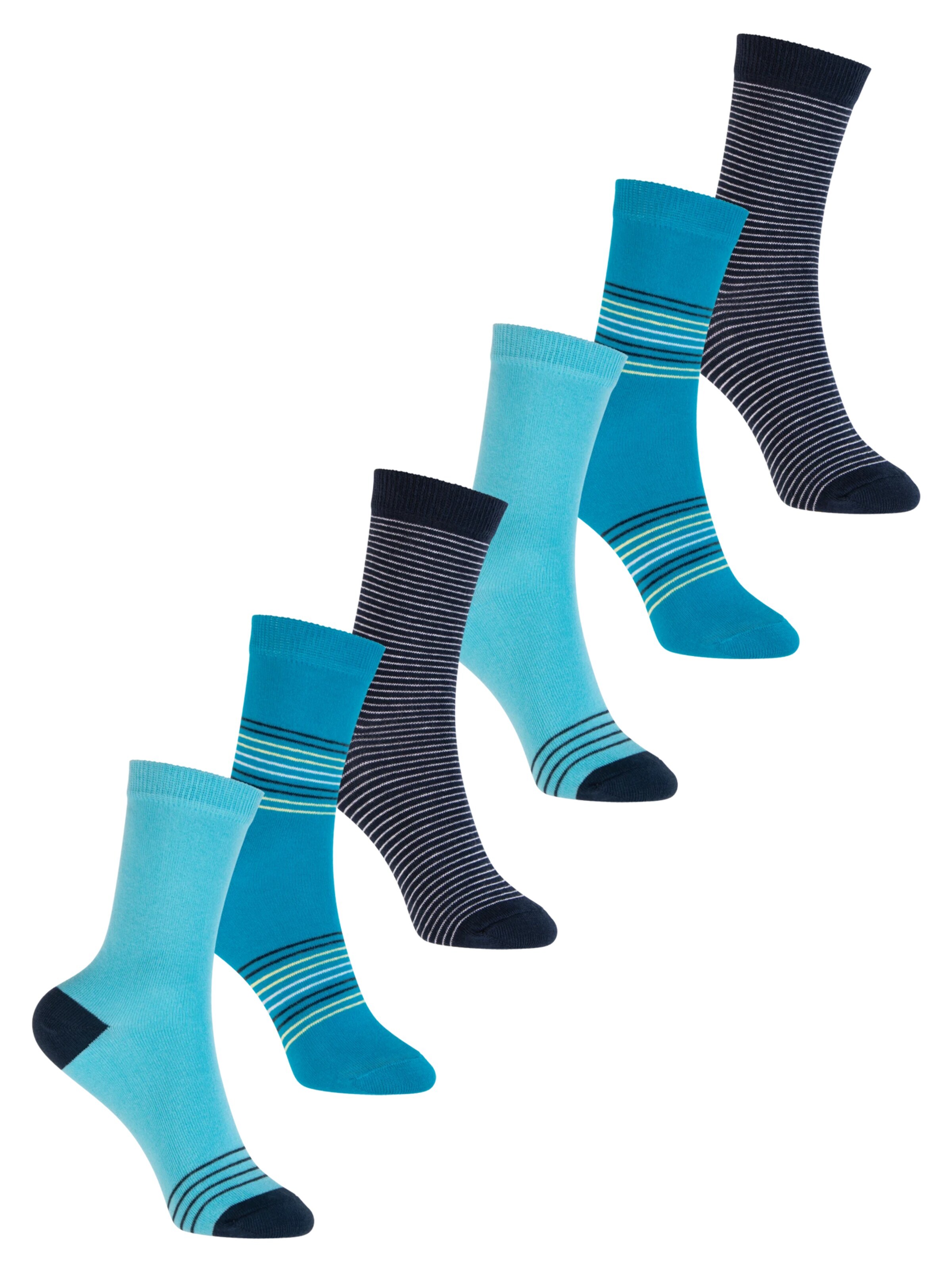 footstar Socks 'Funny Socks' in Blue: front