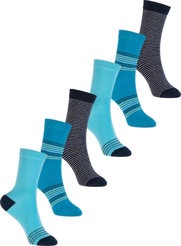footstar Socks 'Funny Socks' in Blue: front